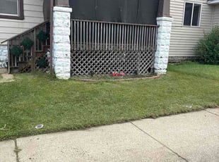 Sathya P.'s grass cutting service result