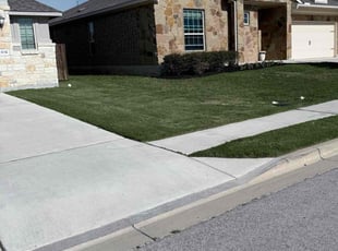 Chris C.'s turf maintenance service result