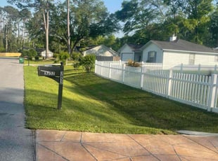 Erika D.'s lawn care service result