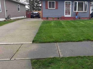 Aaron H.'s grass cutting service result