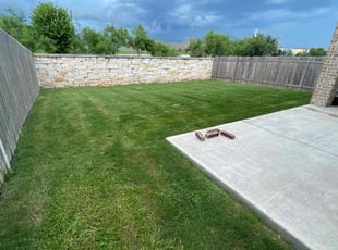 Jackie G.'s turf care service result