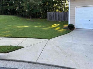 James M.'s lawn maintenance service result