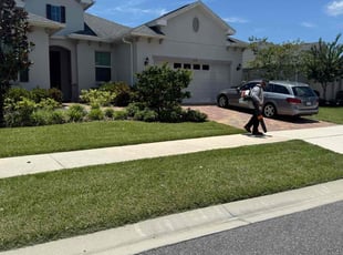 Laura C.'s lawn maintenance service result