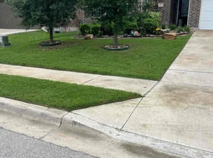 Martha A.'s lawn service service result