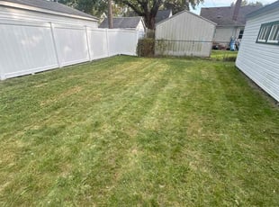 Nellie D.'s lawn maintenance service result