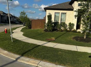 Cassandra B.'s lawn maintenance service result