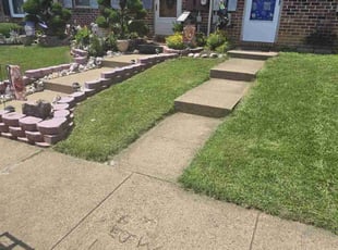 George C.'s grass maintenance service result