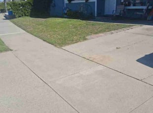 Ruben D.'s grass cutting service result