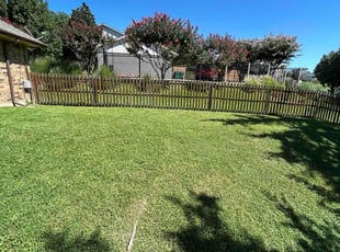 Donte T.'s grass cutting service result