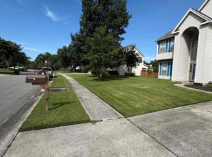 Justina M.'s lawn service service result