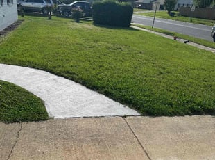 Amy N.'s grass maintenance service result