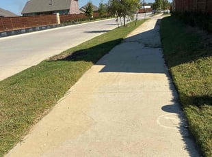 Patsy M.'s grass maintenance service result