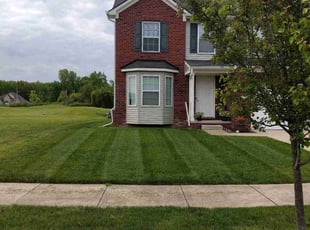 Joy L.'s grass cutting service result