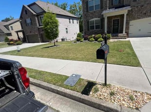 Kj F.'s grass cutting service result