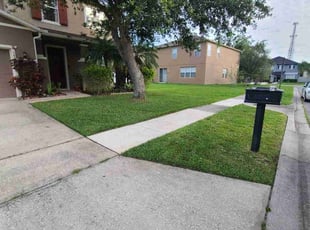 Candace P.'s turf maintenance service result