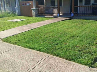Casey J.'s grass cutting service result