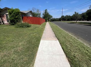 Sandra F.'s lawn maintenance service result