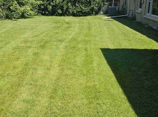Makayla J.'s lawn maintenance service result