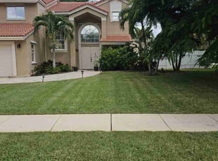 Freddie C.'s lawn maintenance service result