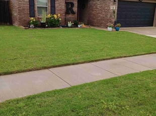 John E.'s grass maintenance service result