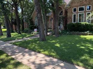 Joshua W.'s lawn care service result