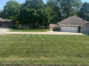 Chris C.'s turf maintenance service result