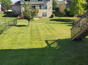 Gloria G.'s lawn care service result