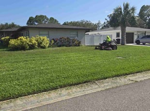 Bryan B.'s grass cutting service result