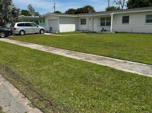 Yvonne M.'s grass maintenance service result