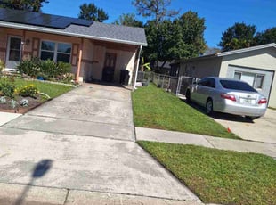 Louise P.'s lawn maintenance service result