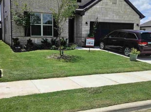 Janine B.'s grass cutting service result