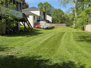 Sally M.'s lawn care services service result