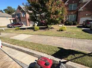 Kate B.'s lawn maintenance service result