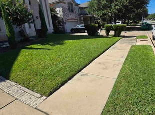 Jennifer L.'s lawn care service result
