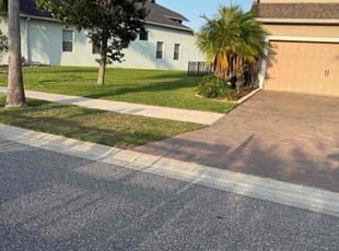 Katherine B.'s turf maintenance service result