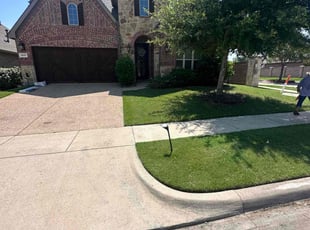 Katie G.'s grass cutting service result