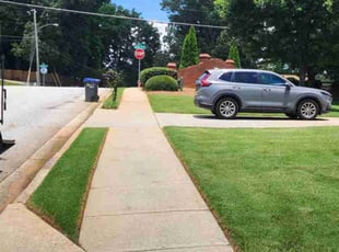 John G.'s grass cutting service result