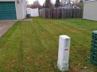 Aaron C.'s grass maintenance service result