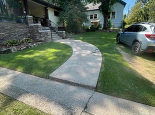 Austin C.'s lawn service service result