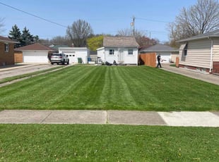 Latia J.'s grass cutting service result