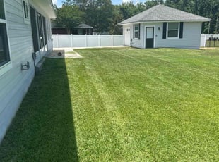 Melissa L.'s turf care service result