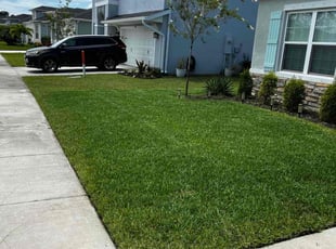 Angela M.'s lawn care service result
