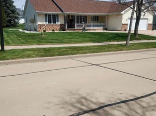 Sarah J.'s lawn care service result