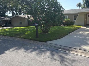 Julie B.'s grass maintenance service result