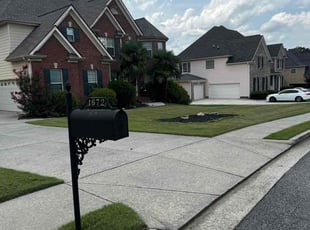 Sarah B.'s grass cutting service result