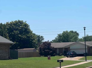Kim F.'s grass cutting service result
