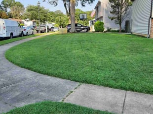 Nathan K.'s grass maintenance service result