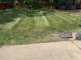 Cheryl H.'s turf maintenance service result