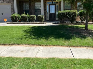 Brittany J.'s lawn care service result