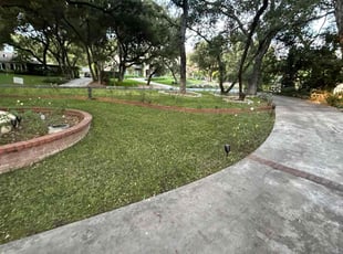 Tina W.'s grass maintenance service result